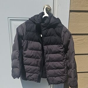Kids Black Puffer Jacket